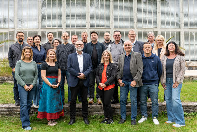 Gruppenfoto des Referates Statistik und Geoinformation