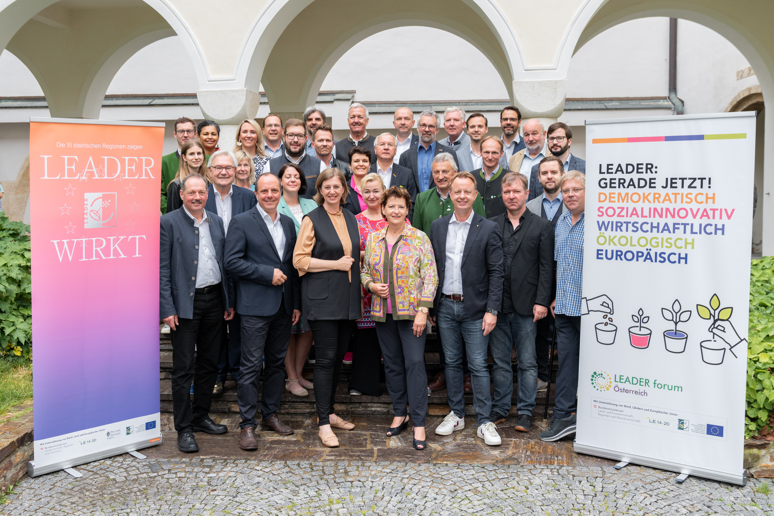 LEADER in der Steiermark mit Landesrätin Barbara Eibinger-Miedl und Landesrätin Ursula Lackner